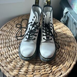 Dr. Martens Women's White Boots